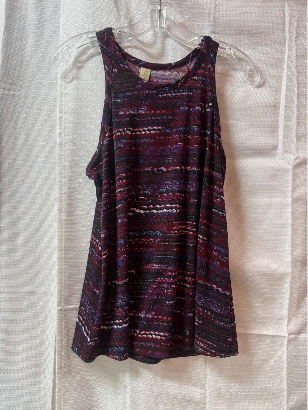 Allison Joy Women's Sleeveless Printed Tank Top Size Small